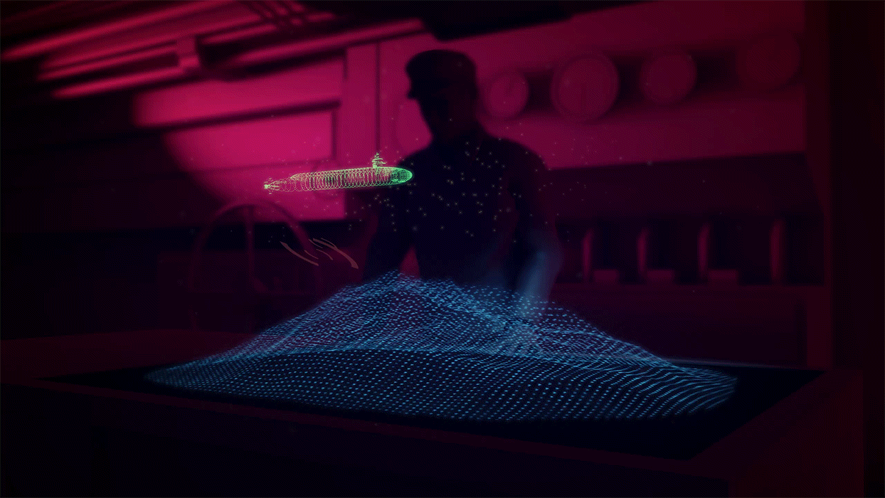 Submarine Hologram by Ben Bryant - l'artboratoire