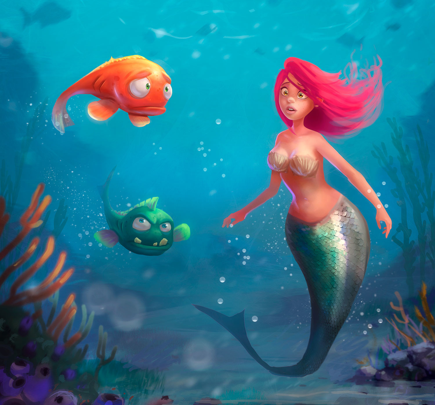 Mermaid by Fred Lopes - l'artboratoire