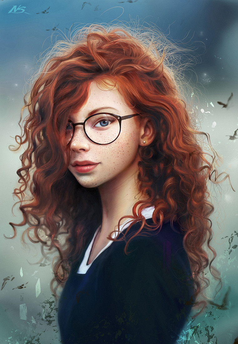 Red Hair Wizard by Noveland Sayson - l'artboratoire