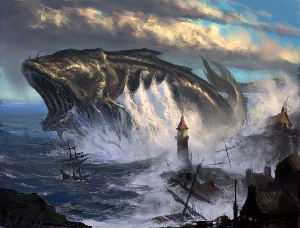 'Storm tide Leviathan' by Karl Kopinski - l'artboratoire