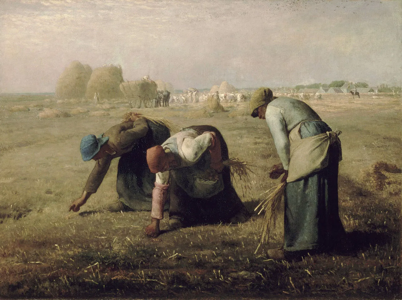 Jean-François Millet, Des Glaneuses, 1857, Musée d'Orsay