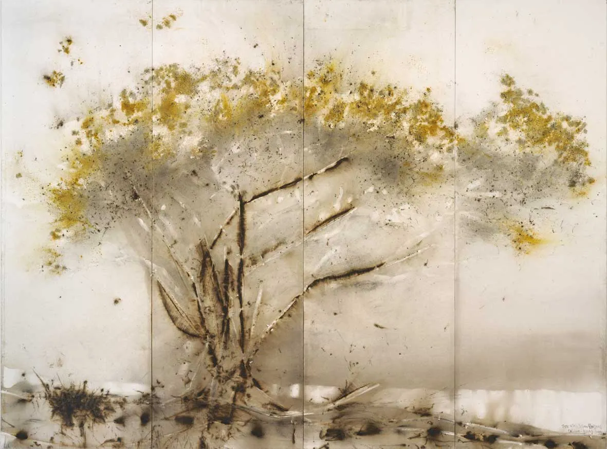 Arbre à fleurs jaunes - Cai Guo-Qiang