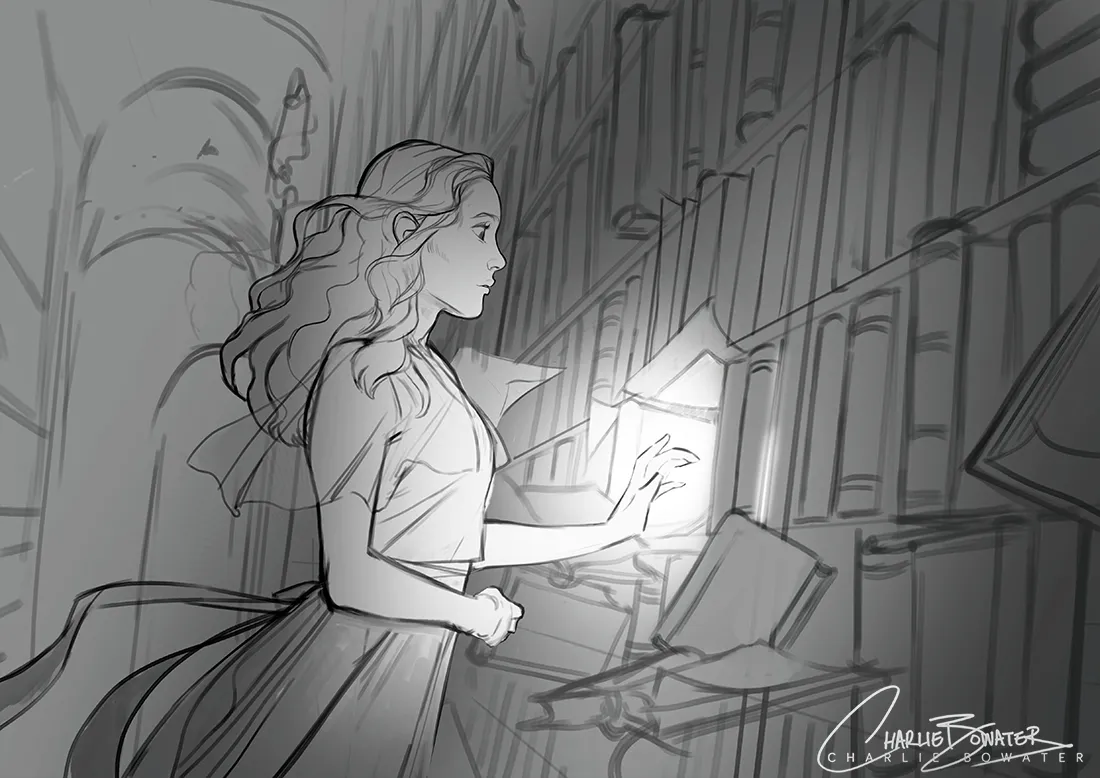 Méthode / croquis de Book – Charlie Bowater