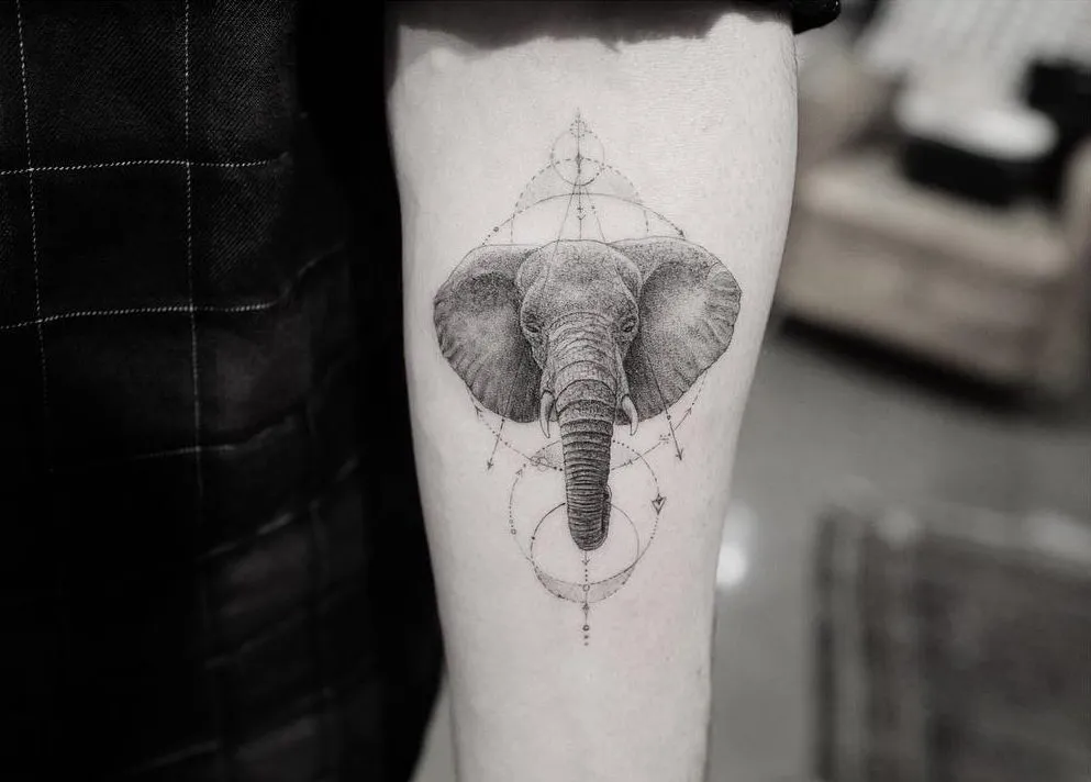 Tatouage d’éléphant – Dr Woo