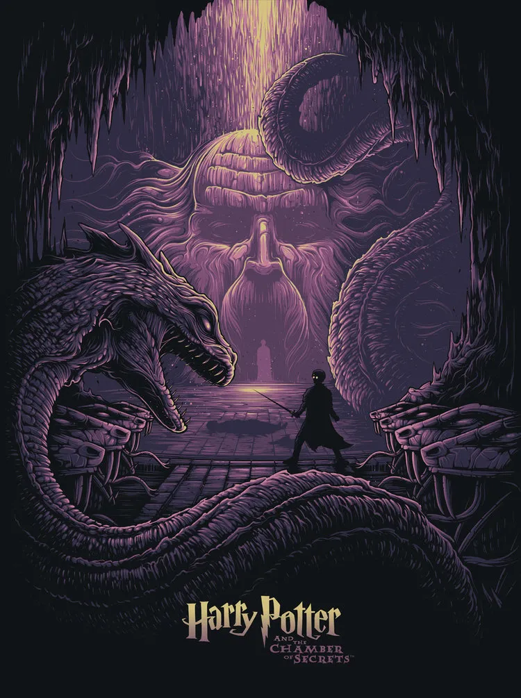 Triptyque Harry Potter de Dan Mumford