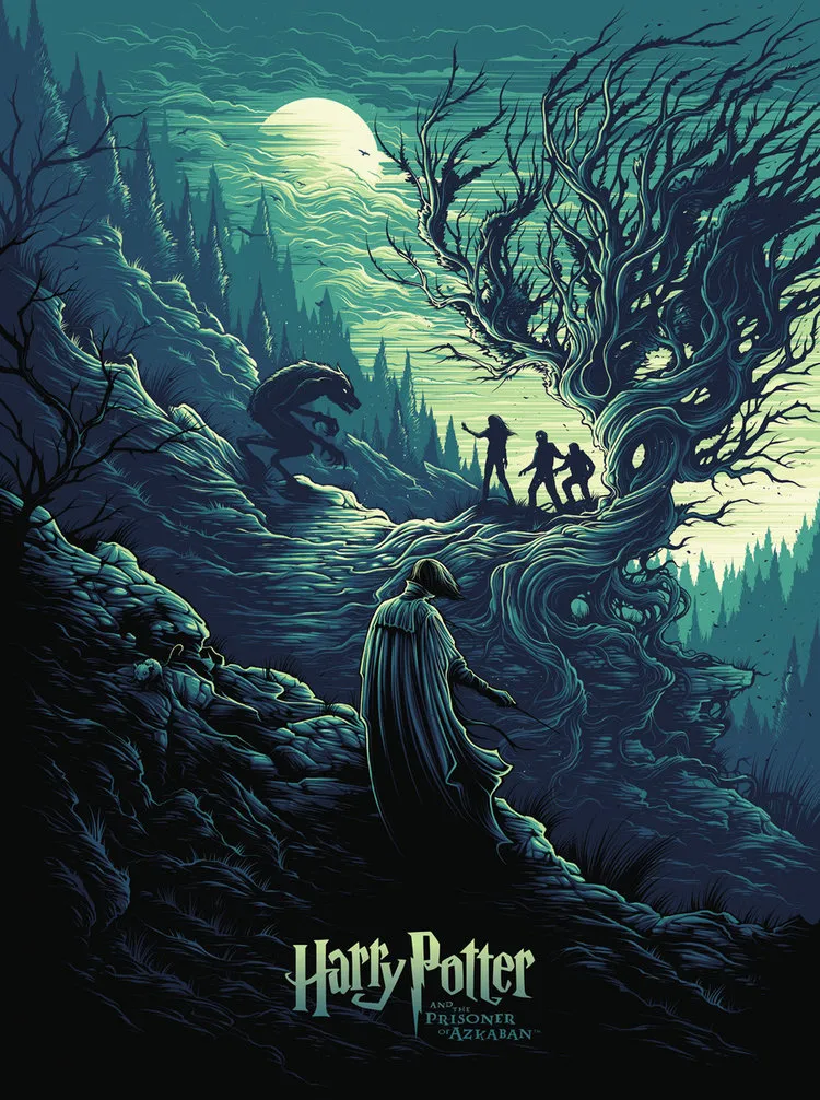 Triptyque Harry Potter de Dan Mumford