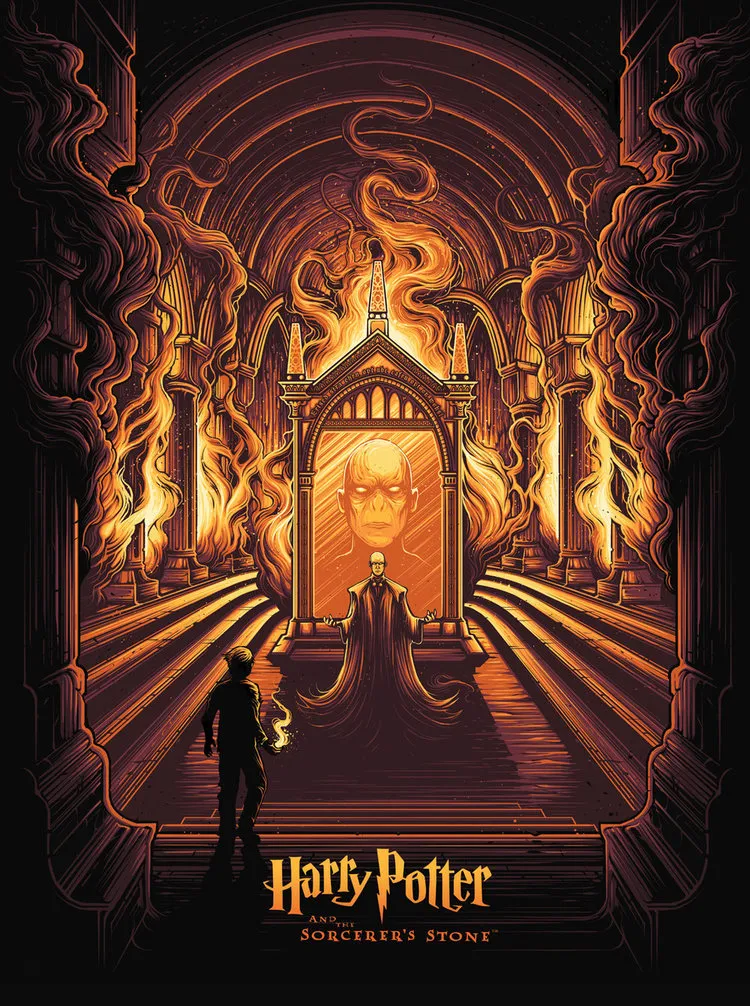 Triptyque Harry Potter de Dan Mumford