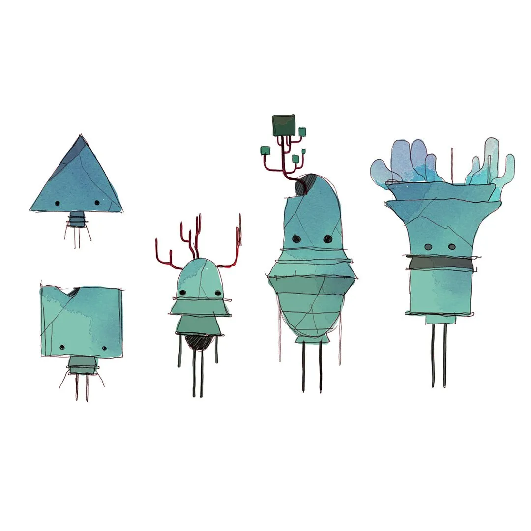 Character design : multiplication – GRIS