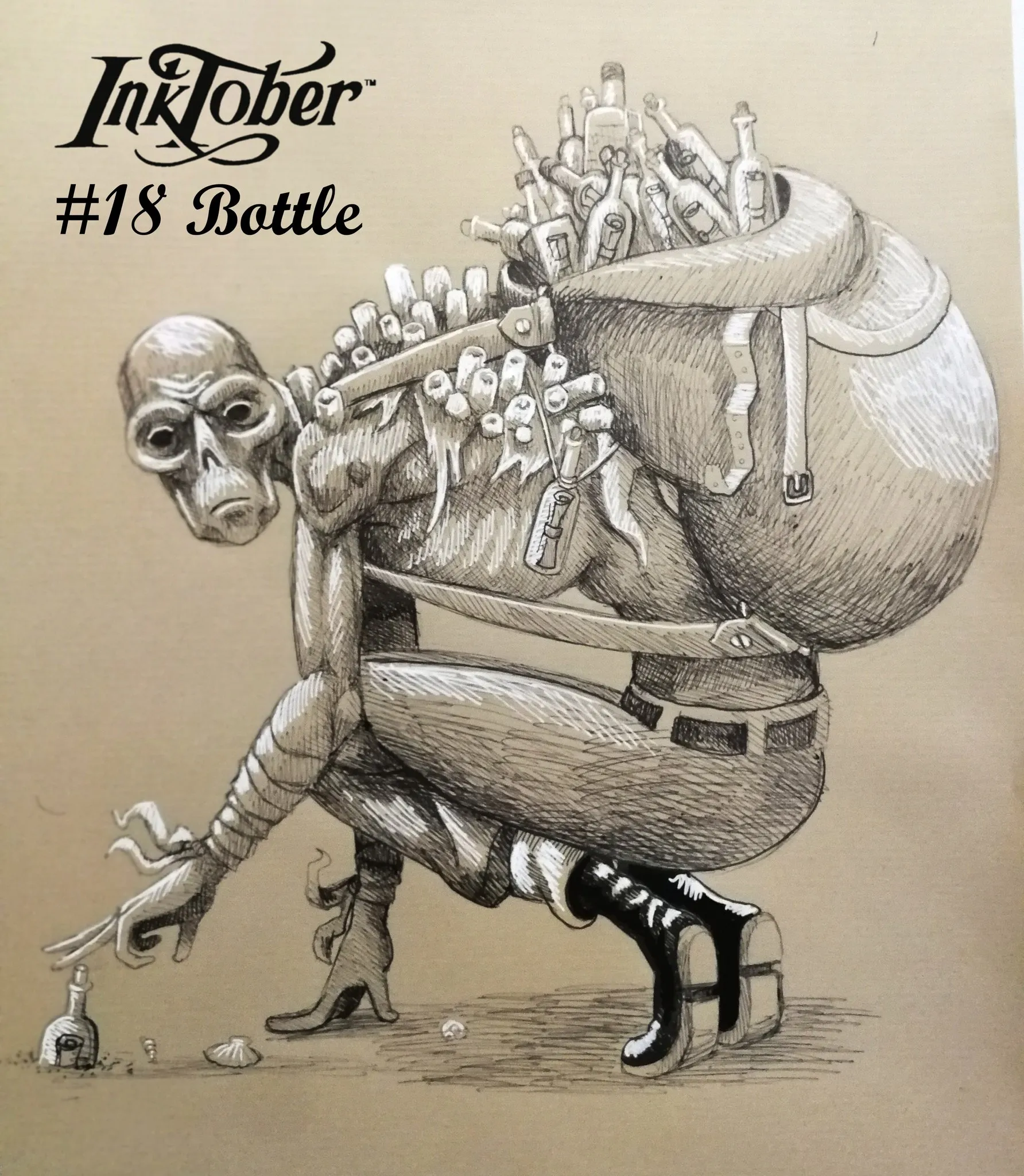 Bouteille – Becher, Inktober 2018