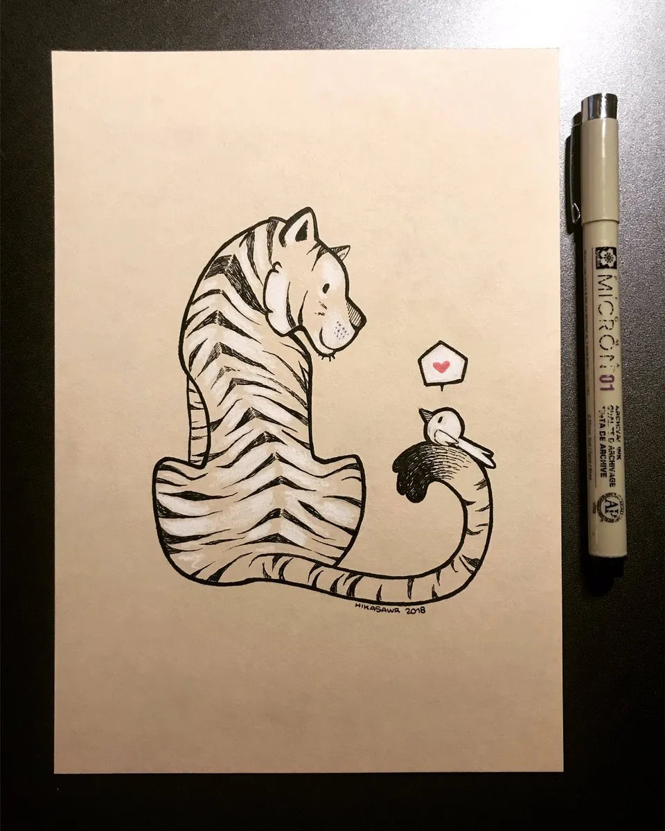 Hors thèmes – Hikasawr, Inktober 2018