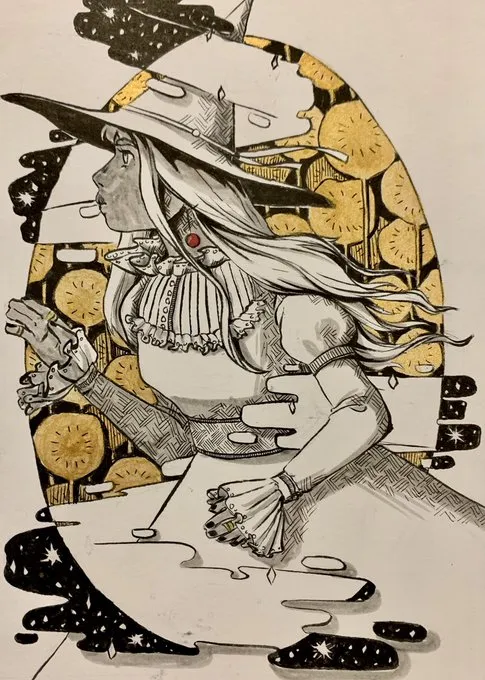 Enchantée (Inktober jour 7) – Hephaestine