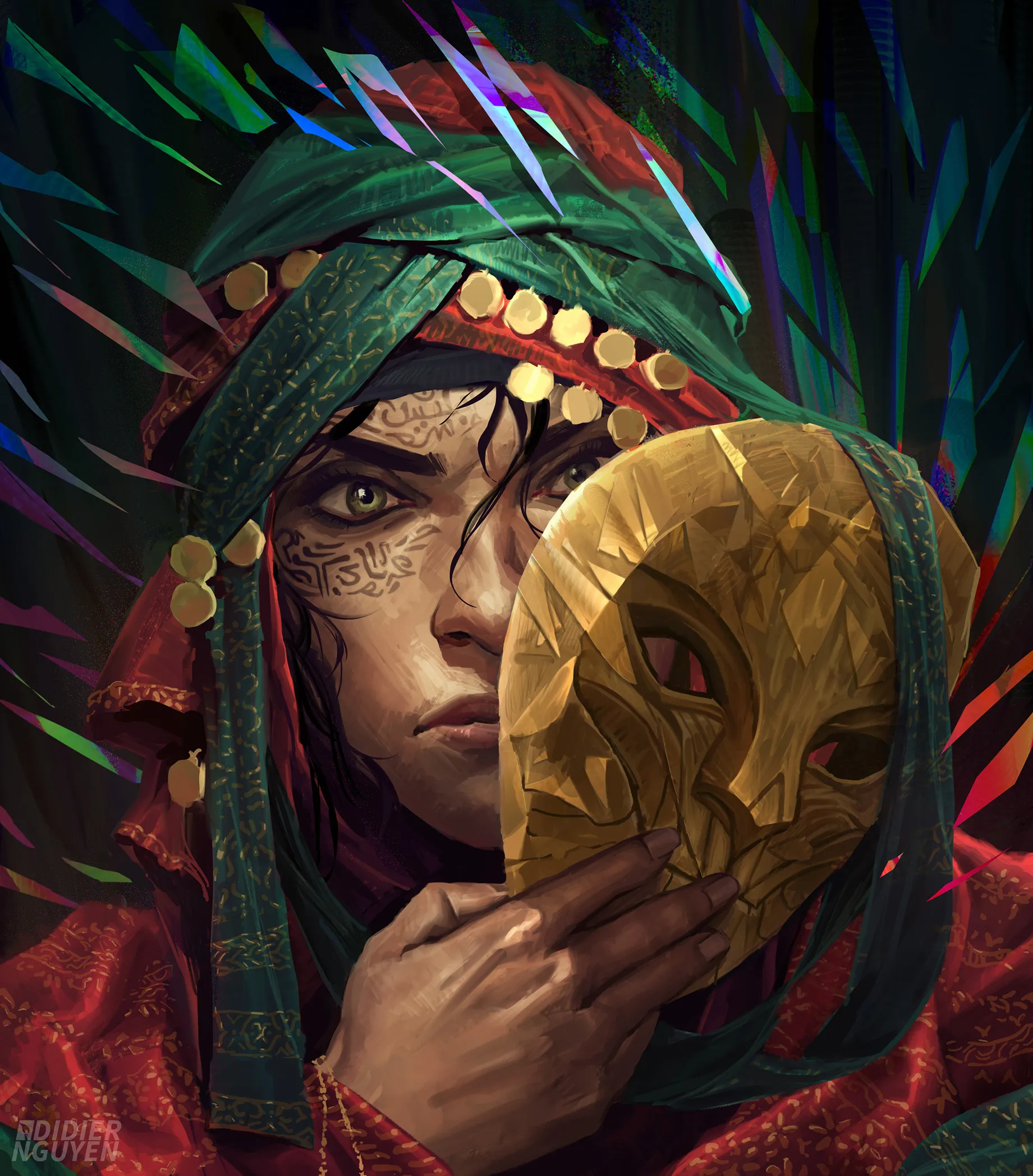 Behind the golden mask - Didier Nguyen