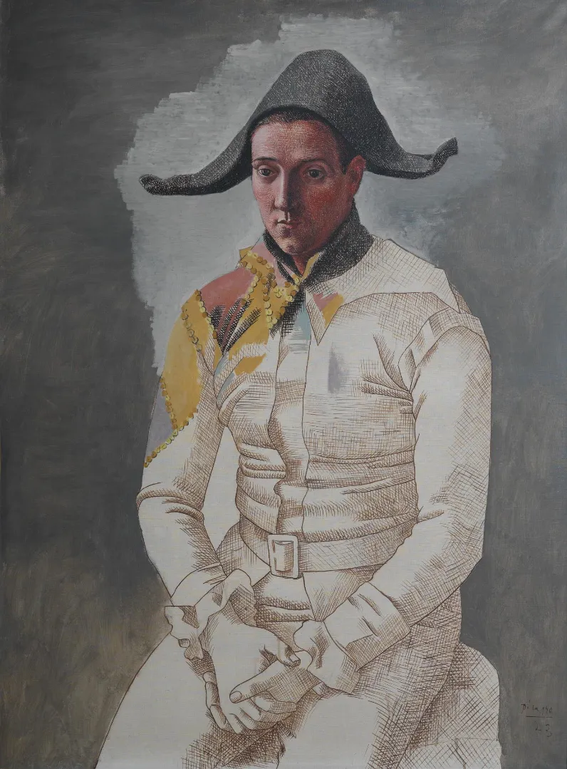 Picasso - Seated Arlequin