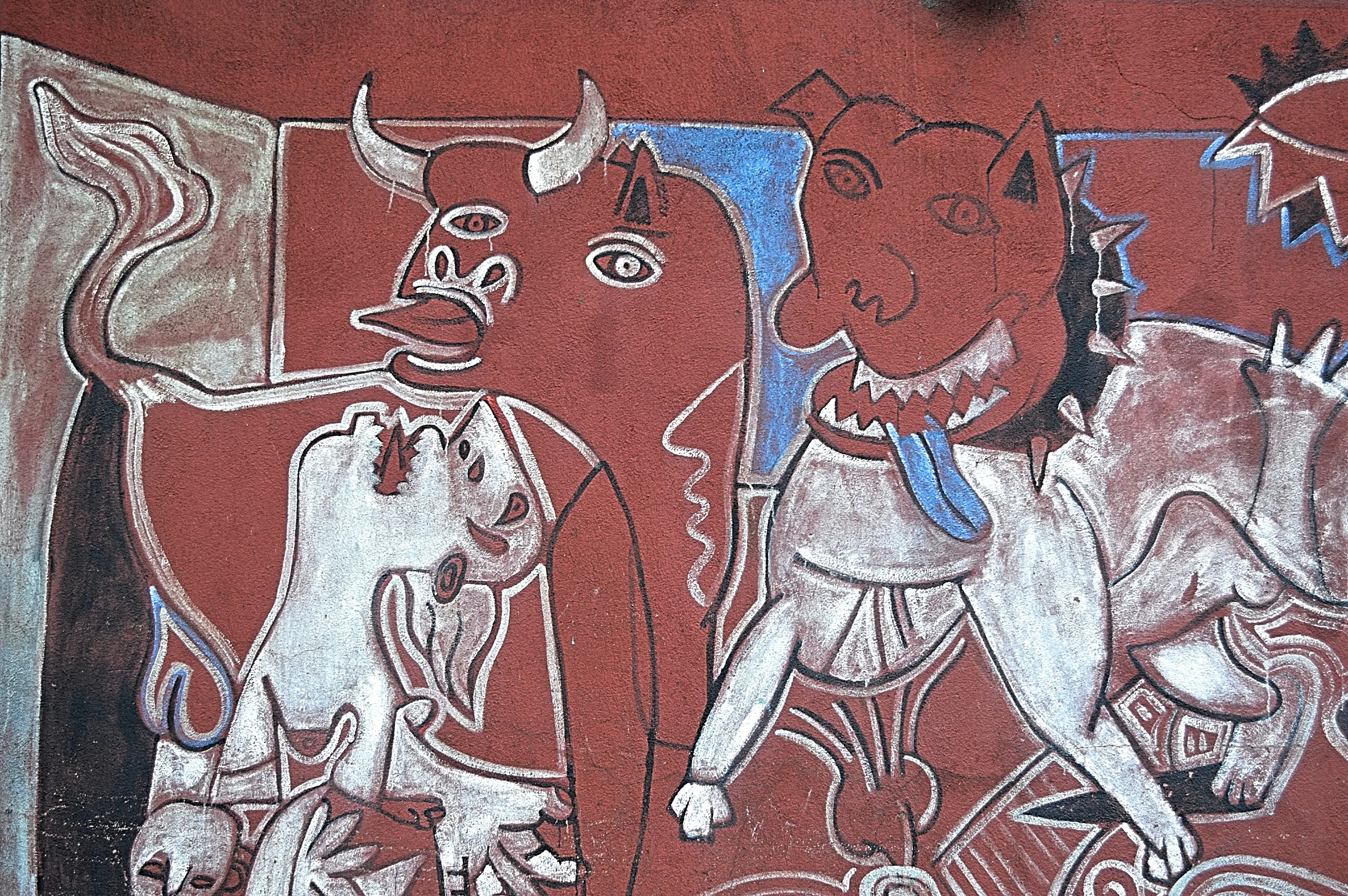 De La Vega, Guernica, détail, 1996, East Harlem