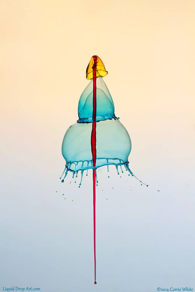 Liquid drop art © Corrie White