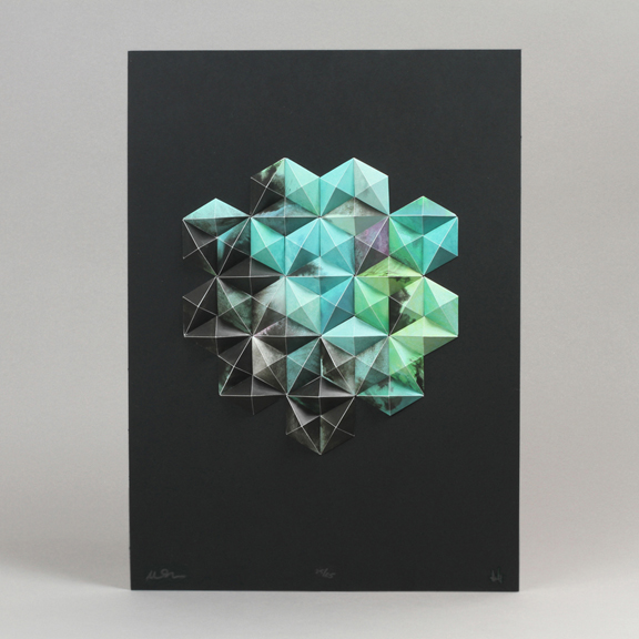 Origami géométrique © Matt Shlian