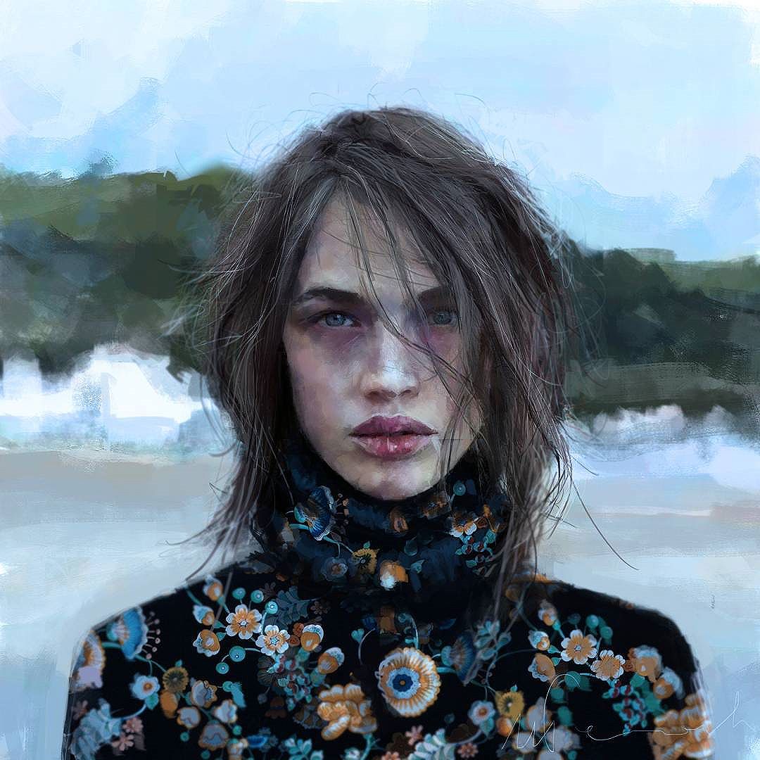 Portrait, modèle inconnu © Ivana Besevic