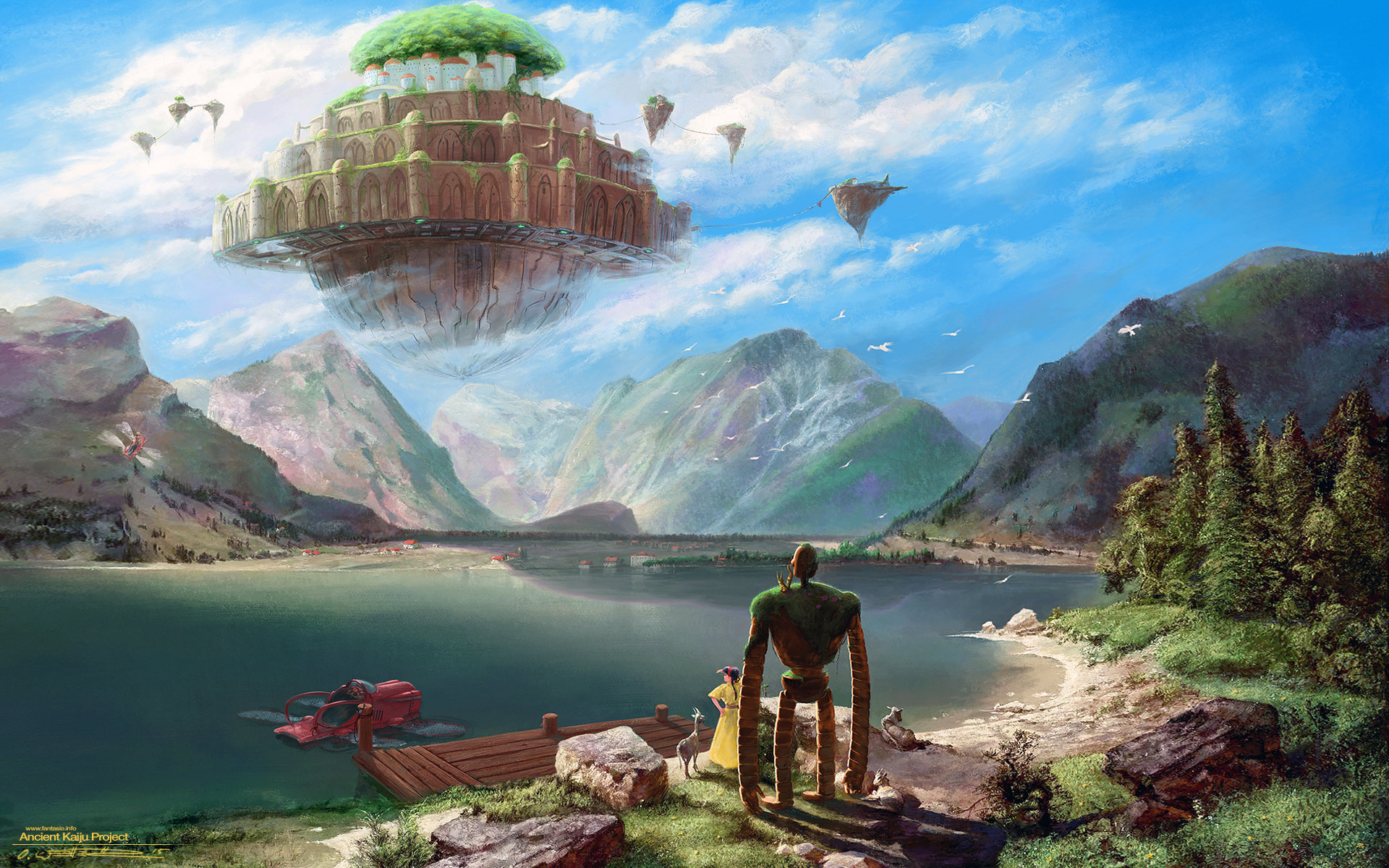 Laputa: Castle in the sky over Anchensee by Oliver Wetter