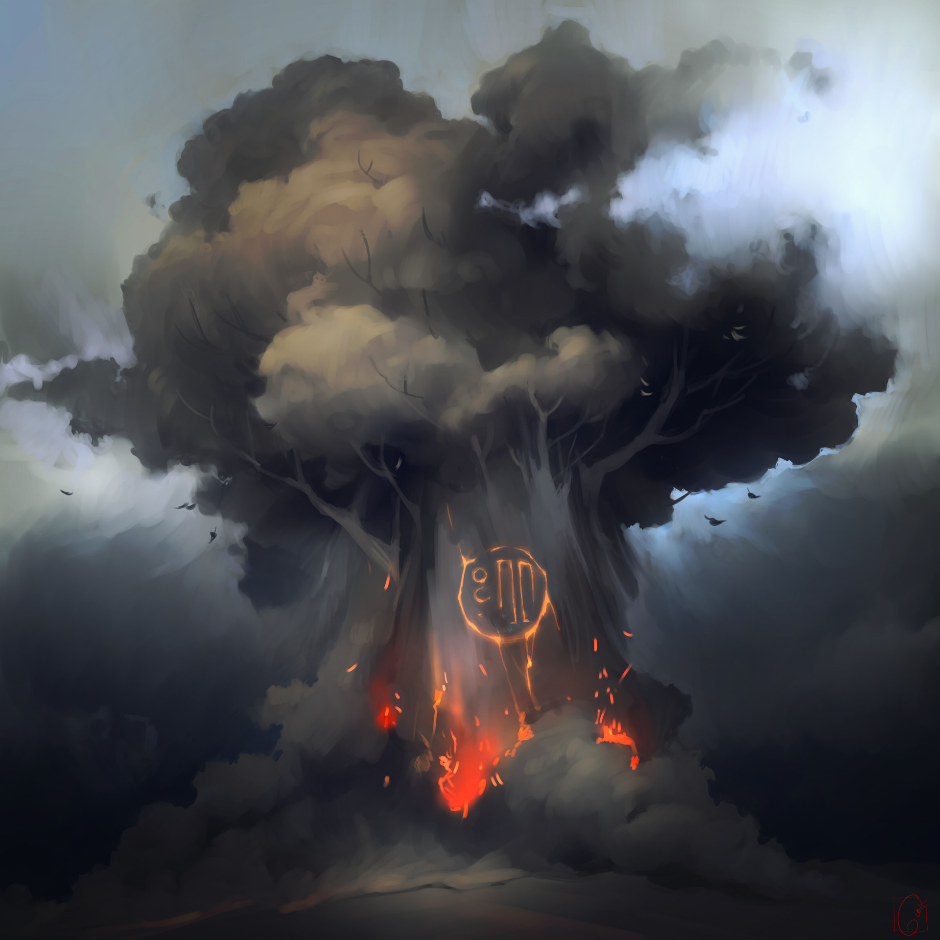 Volcano Tree by Alexandra GaudiBuendia Khitrova